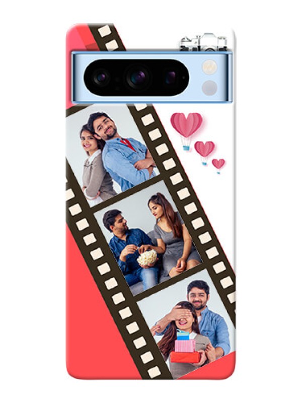 Custom Google Pixel 8 5G custom phone covers: 3 Image Holder with Film Reel