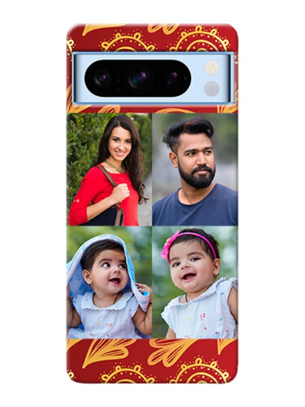 Custom Google Pixel 8 5G Mobile Phone Cases: 4 Image Traditional Design