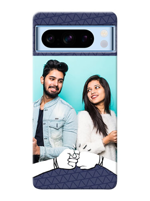 Custom Google Pixel 8 5G Mobile Covers Online with Best Friends Design