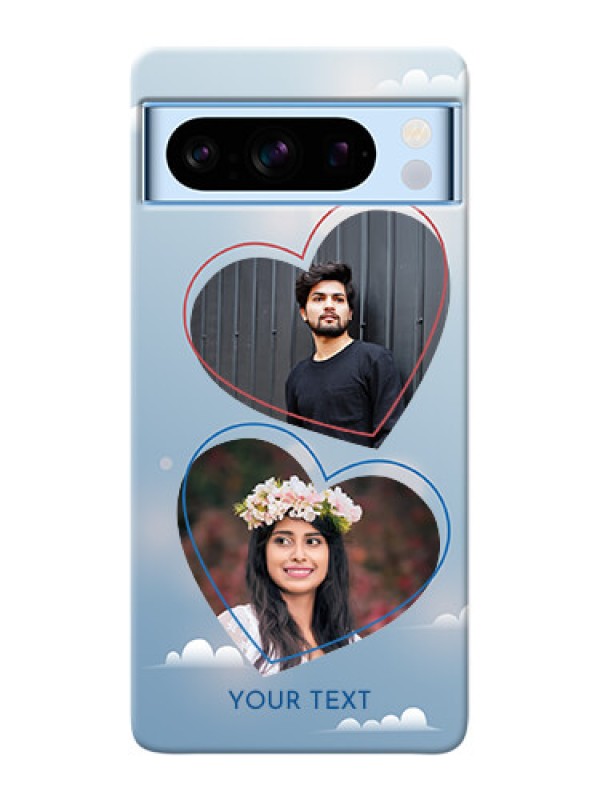 Custom Google Pixel 8 5G Phone Cases: Blue Color Couple Design