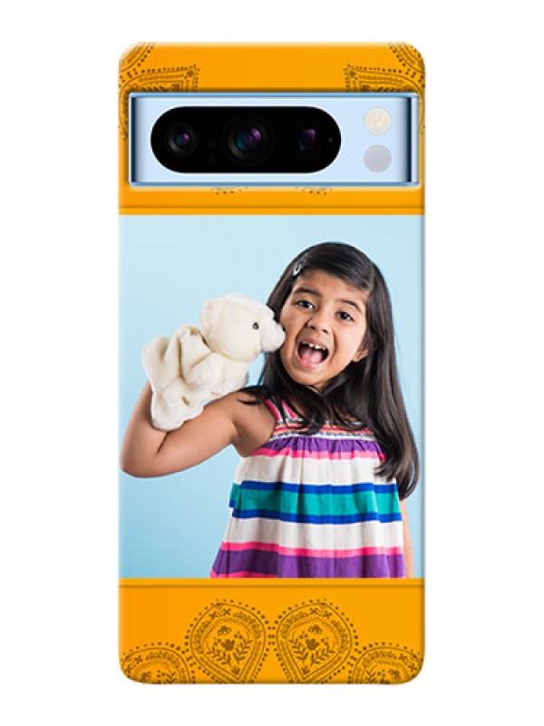 Custom Google Pixel 8 5G custom mobile back covers: Photo Wedding Design