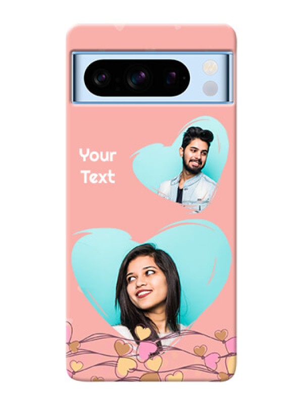 Custom Google Pixel 8 5G customized phone cases: Love Doodle Design