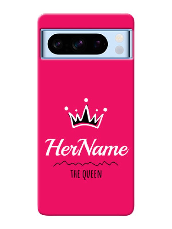 Custom Google Pixel 8 5G Queen Phone Case with Name