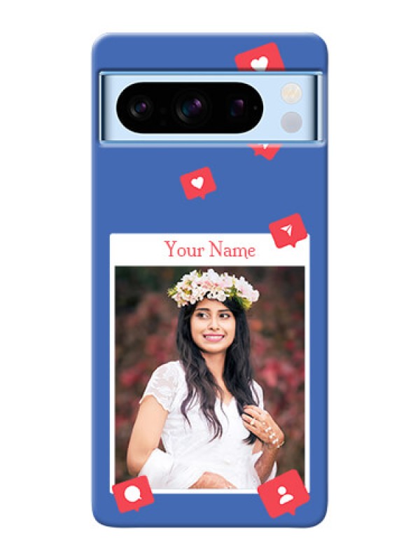 Custom Google Pixel 8 5G Custom Phone Case with Like Share And Comment Design