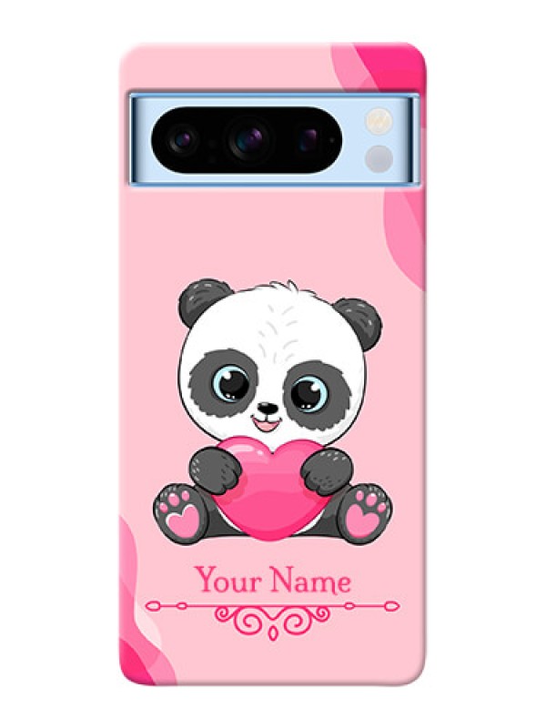 Custom Google Pixel 8 5G Custom Mobile Case with Cute Panda Design