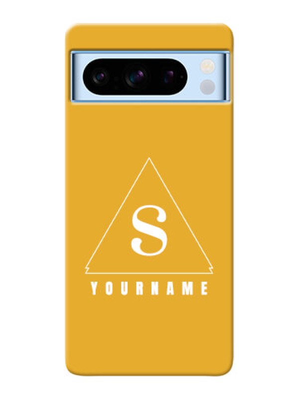 Custom Google Pixel 8 5G Personalized Phone Case with simple triangle Design