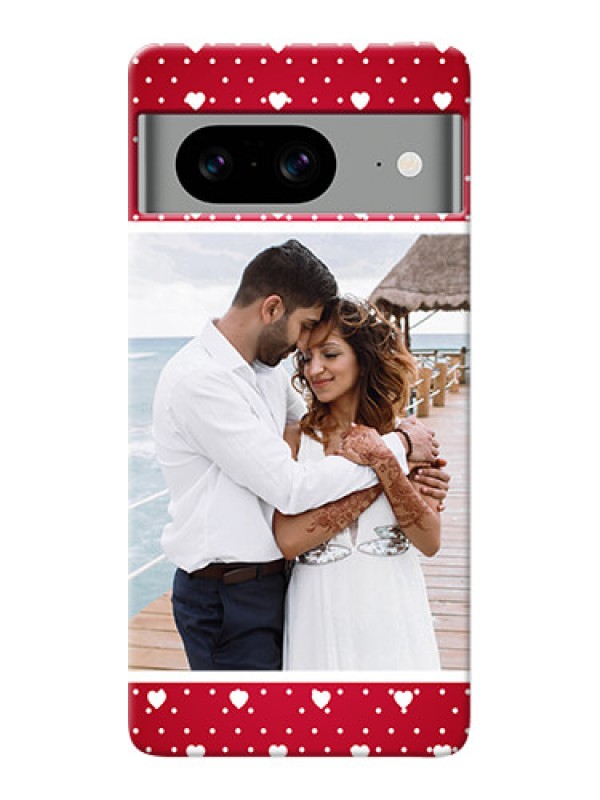 Custom Google Pixel 8 Pro 5G custom back covers: Hearts Mobile Case Design