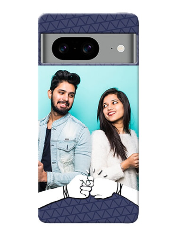 Custom Google Pixel 8 Pro 5G Mobile Covers Online with Best Friends Design