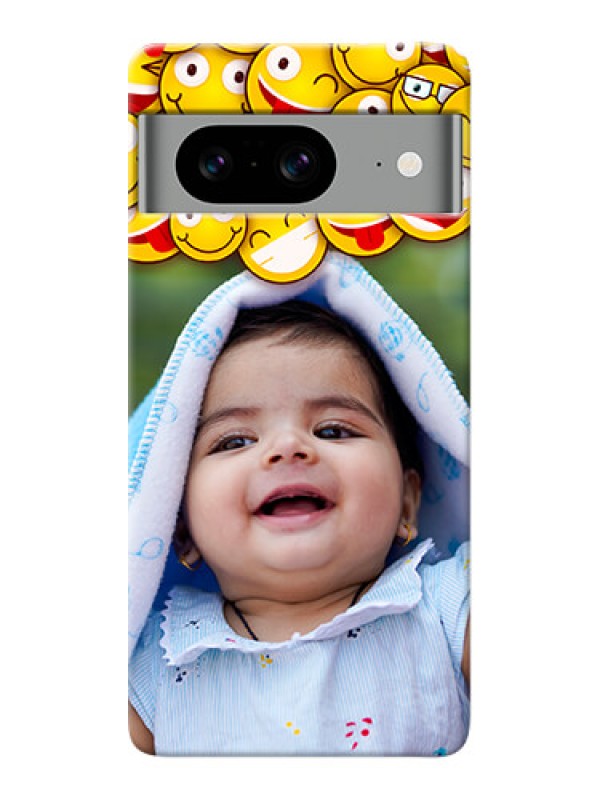 Custom Google Pixel 8 Pro 5G Custom Phone Cases with Smiley Emoji Design