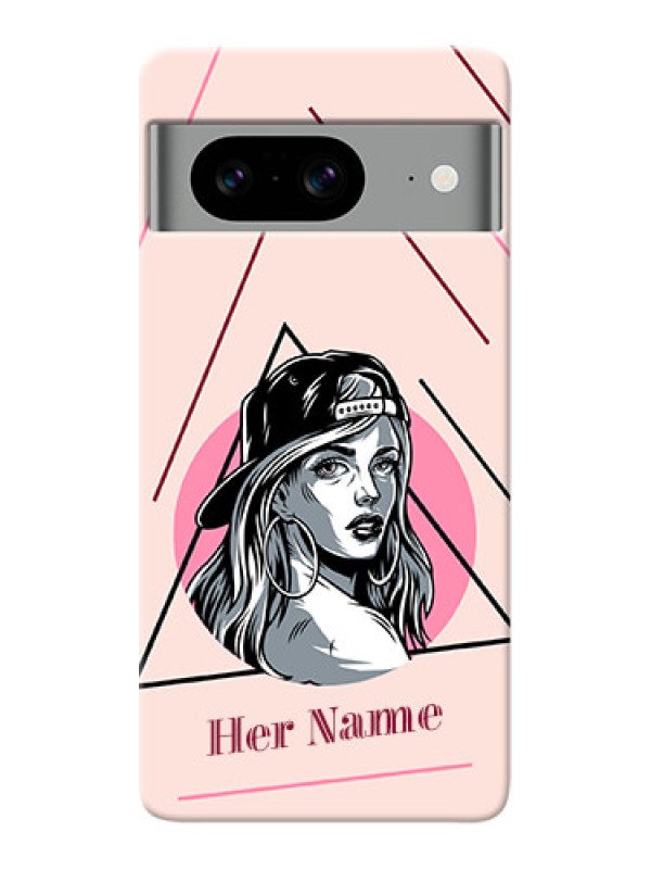 Custom Google Pixel 8 Pro 5G Personalized Phone Case with Rockstar Girl Design