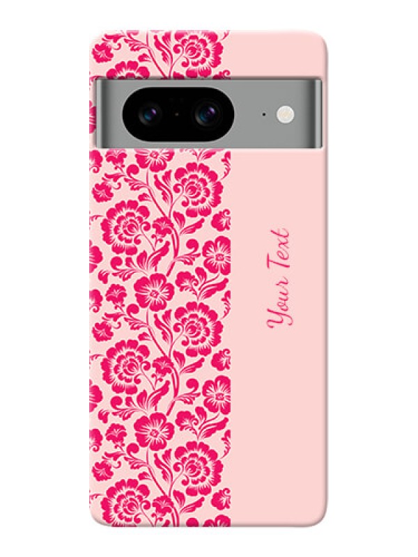 Custom Google Pixel 8 Pro 5G Custom Phone Case with Attractive Floral Pattern Design