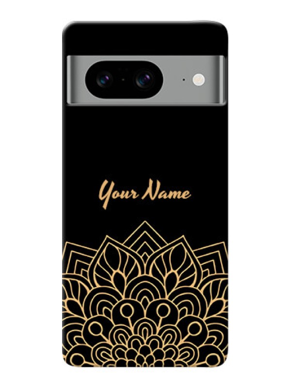 Custom Google Pixel 8 Pro 5G Custom Phone Case with Golden mandala Design
