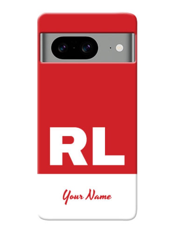 Custom Google Pixel 8 Pro 5G Personalized Phone Case with dual tone custom text Design