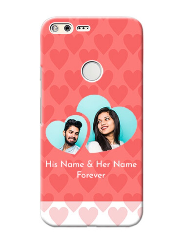 Custom Google Pixel XL personalized phone covers: Couple Pic Upload Design