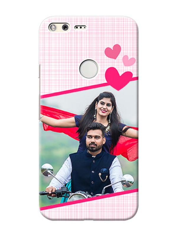 Custom Google Pixel XL Personalised Phone Cases: Love Shape Heart Design