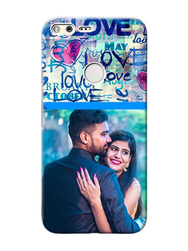 Custom Google Pixel XL Mobile Covers Online: Colorful Love Design