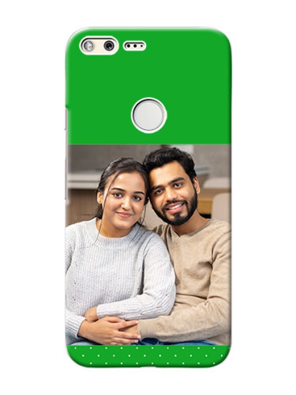 Custom Google Pixel XL Personalised mobile covers: Green Pattern Design