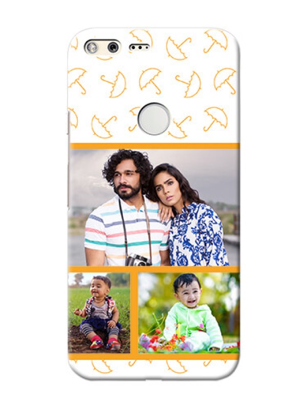 Custom Google Pixel XL Personalised Phone Cases: Yellow Pattern Design