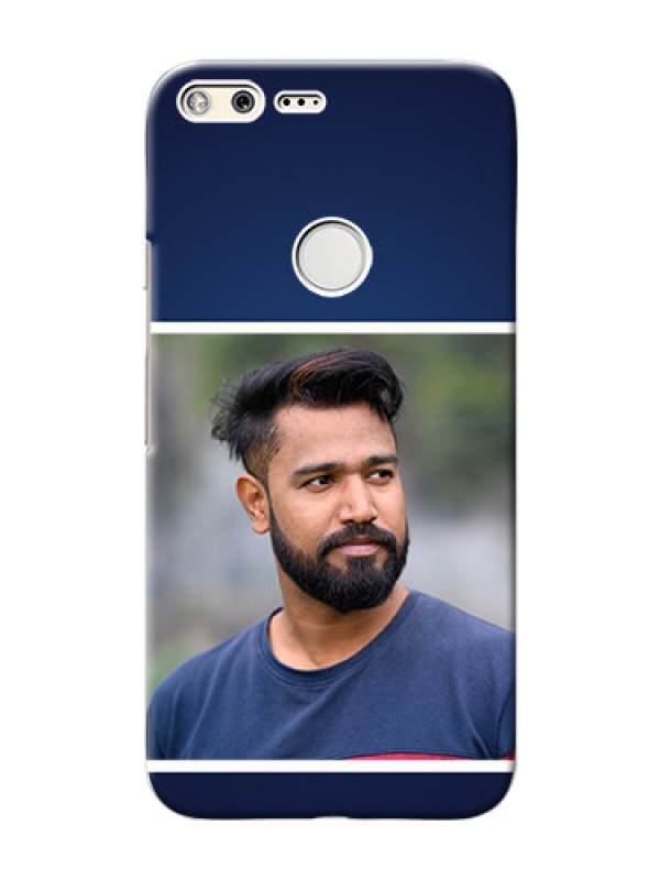 Custom Google Pixel XL Mobile Cases: Simple Royal Blue Design