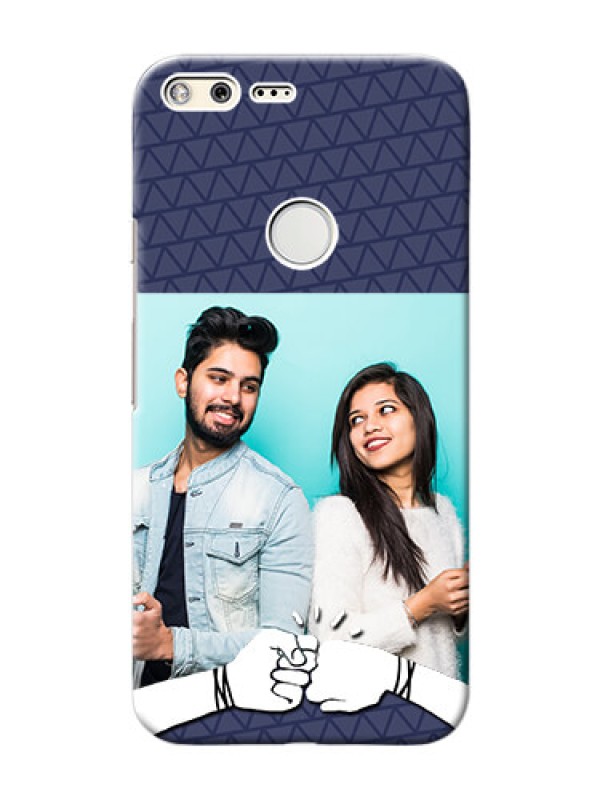 Custom Google Pixel XL Mobile Covers Online with Best Friends Design  