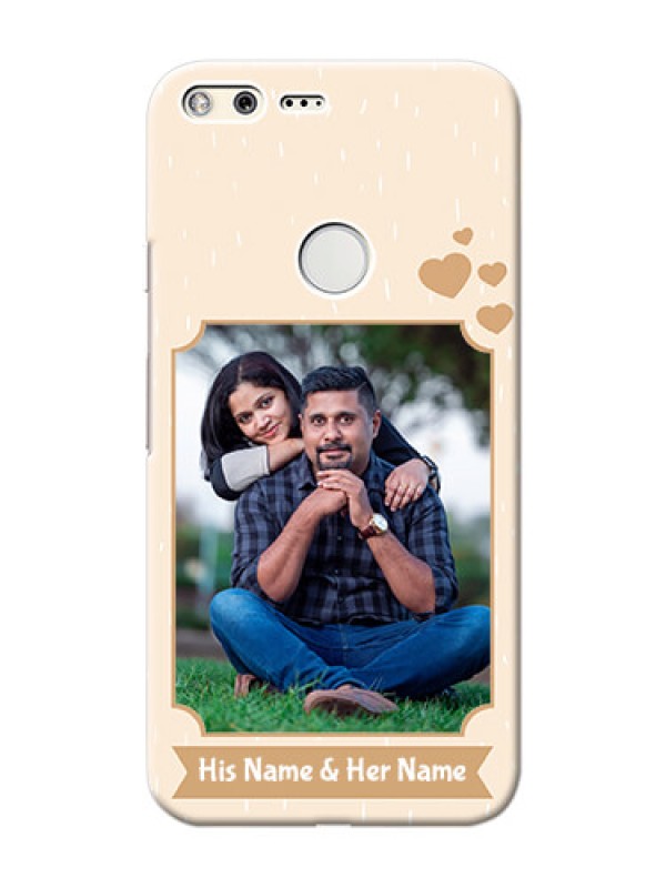 Custom Google Pixel XL mobile phone cases with confetti love design 
