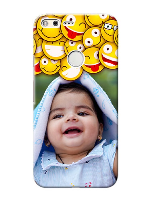 Custom Google Pixel XL Custom Phone Cases with Smiley Emoji Design