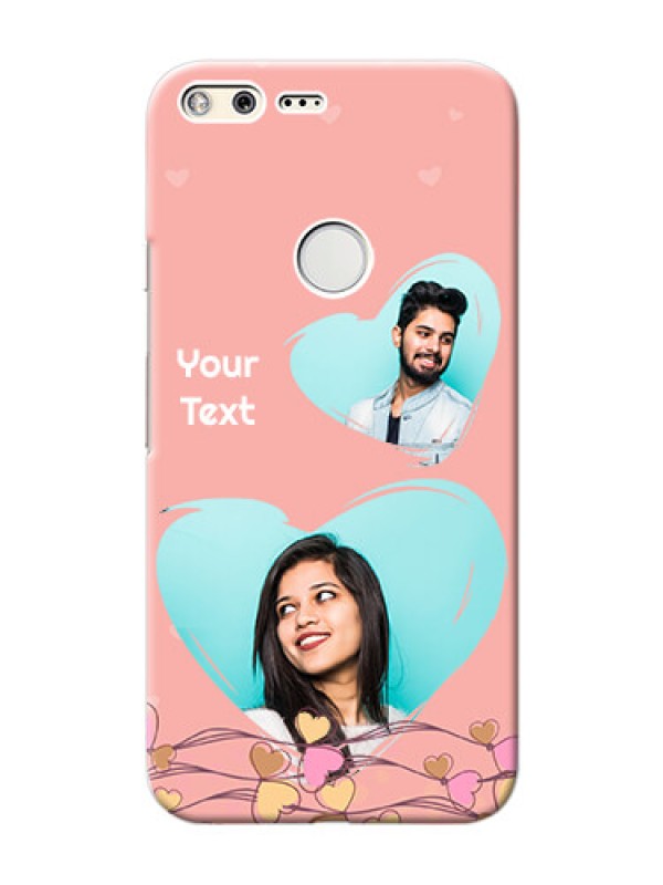 Custom Google Pixel XL customized phone cases: Love Doodle Design