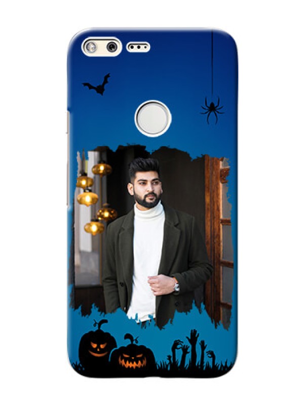 Custom Google Pixel XL mobile cases online with pro Halloween design 