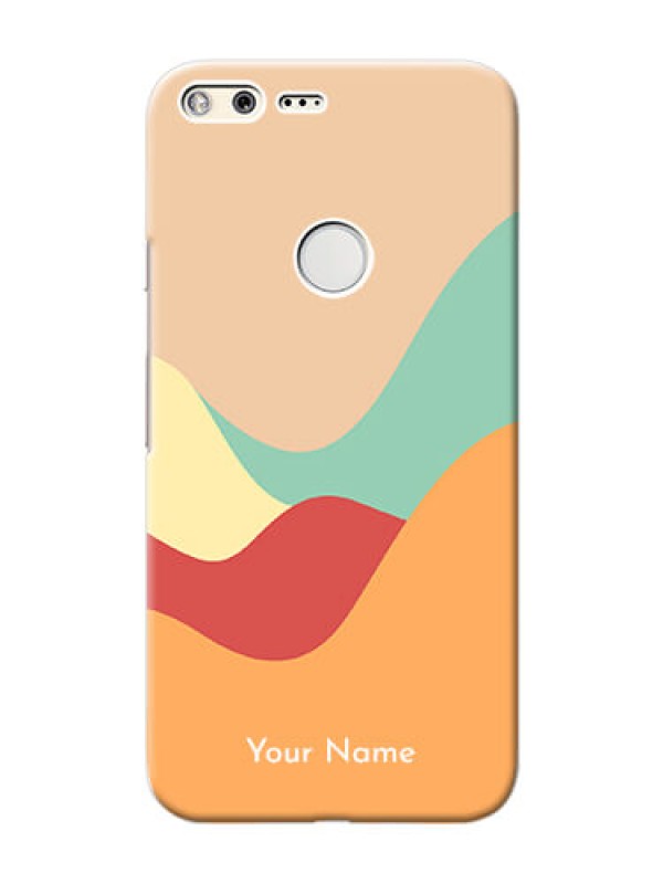 Custom Pixel Xl Custom Mobile Case with Ocean Waves Multi-colour Design