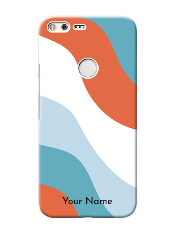 Custom Pixel Xl Mobile Back Covers: coloured Waves Design