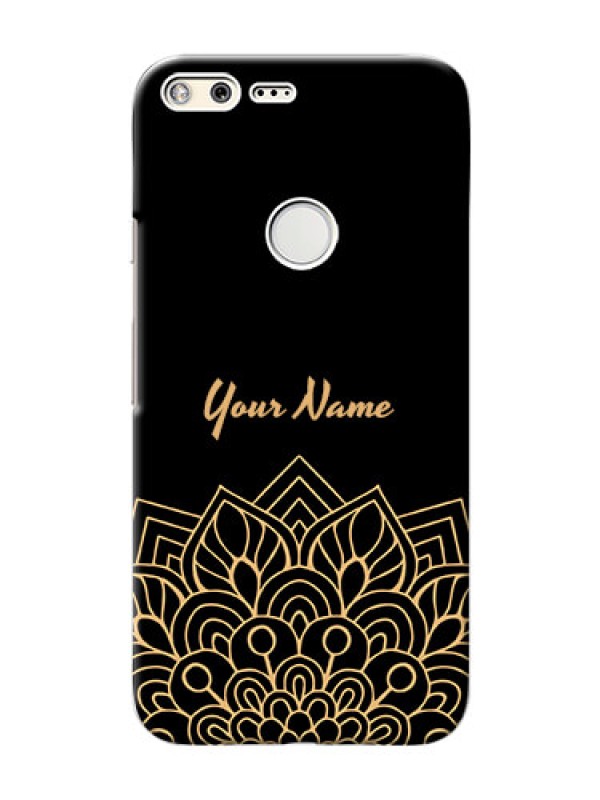 Custom Pixel Xl Back Covers: Golden mandala Design