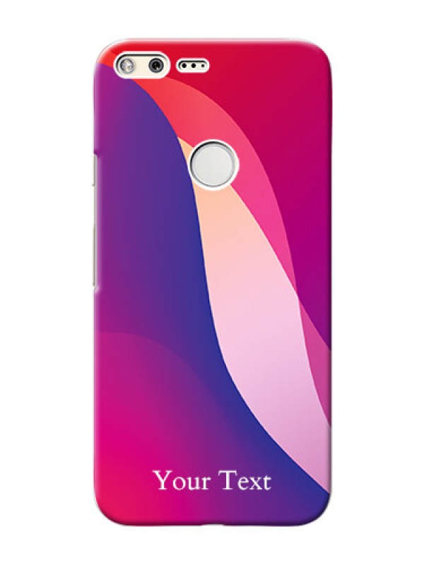 Custom Pixel Xl Mobile Back Covers: Digital abstract Overlap Design
