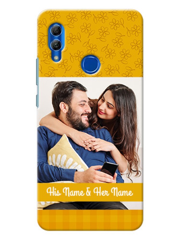 Custom Honor 10 Lite mobile phone covers: Yellow Floral Design