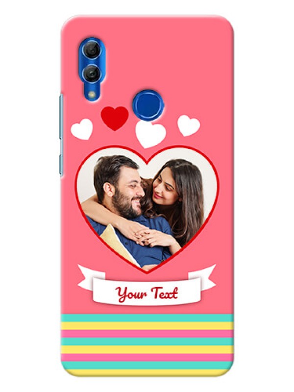 Custom Honor 10 Lite Personalised mobile covers: Love Doodle Design
