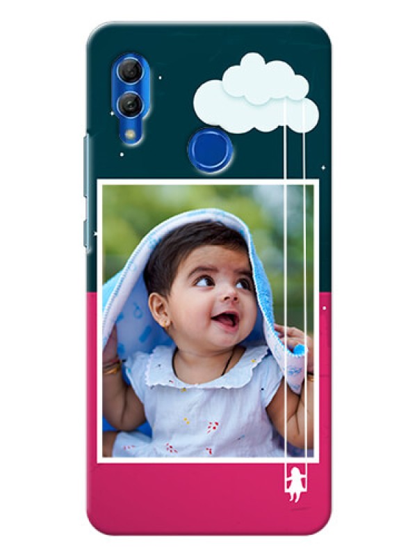 Custom Honor 10 Lite custom phone covers: Cute Girl with Cloud Design
