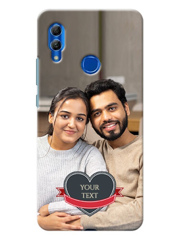 Custom Honor 10 Lite mobile back covers online: Just Married Couple Design