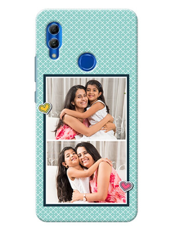 Custom Honor 10 Lite Custom Phone Cases: 2 Image Holder with Pattern Design