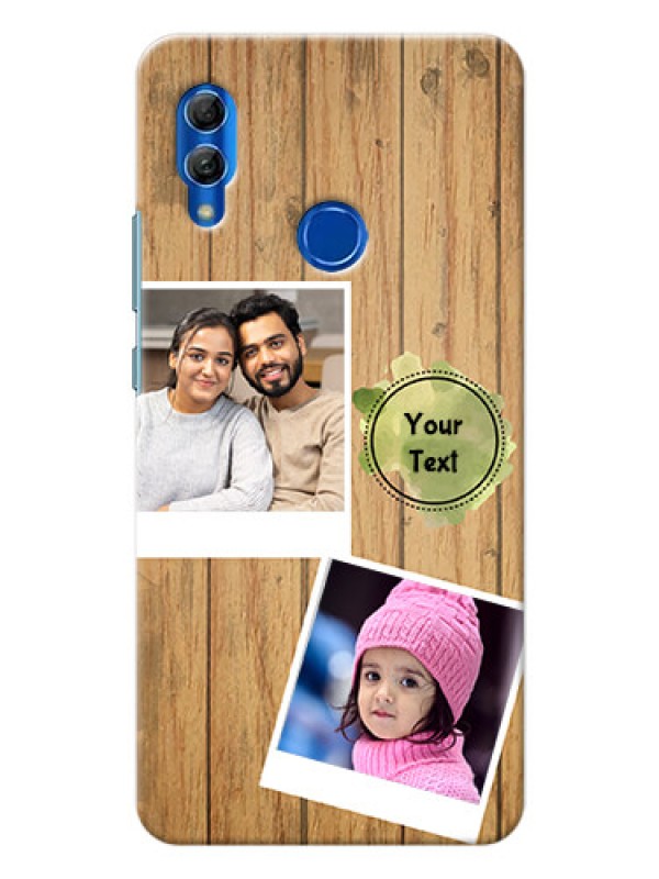 Custom Honor 10 Lite Custom Mobile Phone Covers: Wooden Texture Design