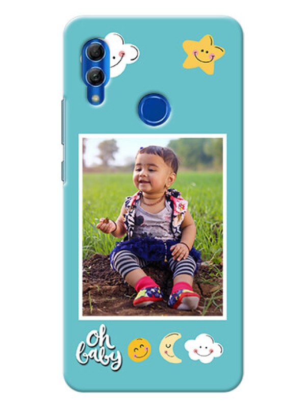 Custom Honor 10 Lite Personalised Phone Cases: Smiley Kids Stars Design