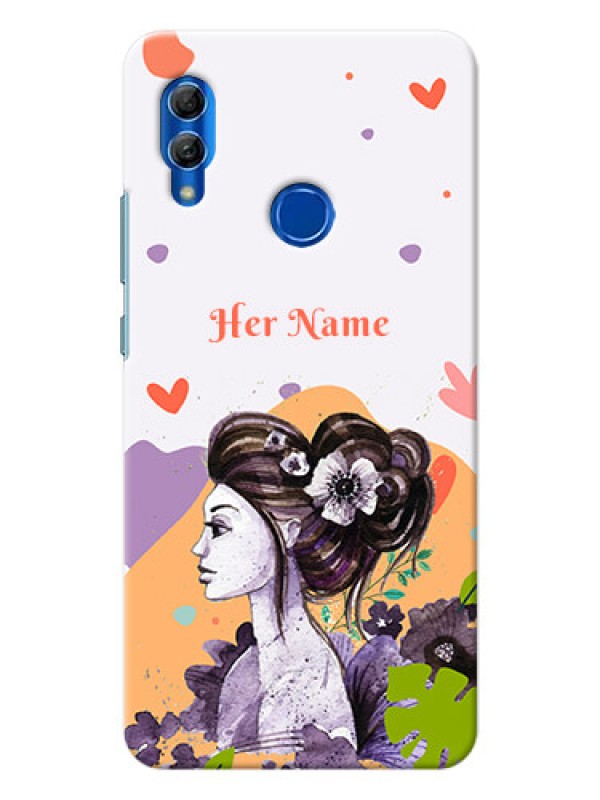 Custom Honor 10 Lite Custom Mobile Case with Woman And Nature Design