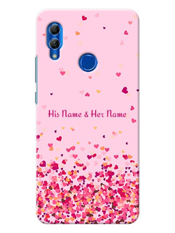 Custom Honor 10 Lite Phone Back Covers: Floating Hearts Design