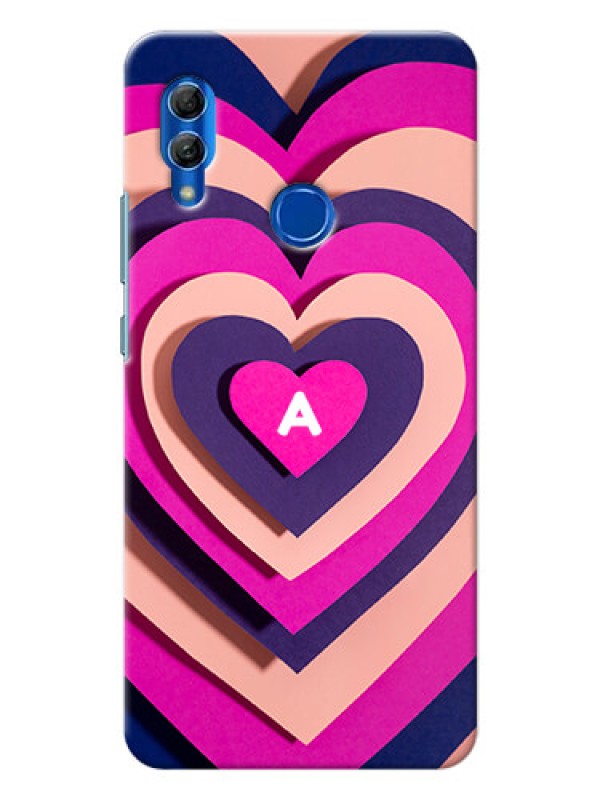 Custom Honor 10 Lite Custom Mobile Case with Cute Heart Pattern Design