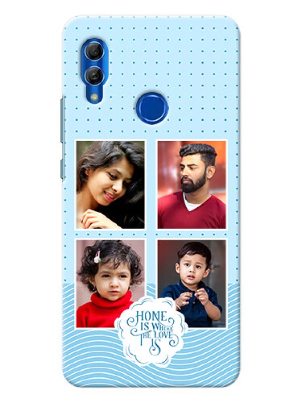 Custom Honor 10 Lite Custom Phone Covers: Cute love quote with 4 pic upload Design