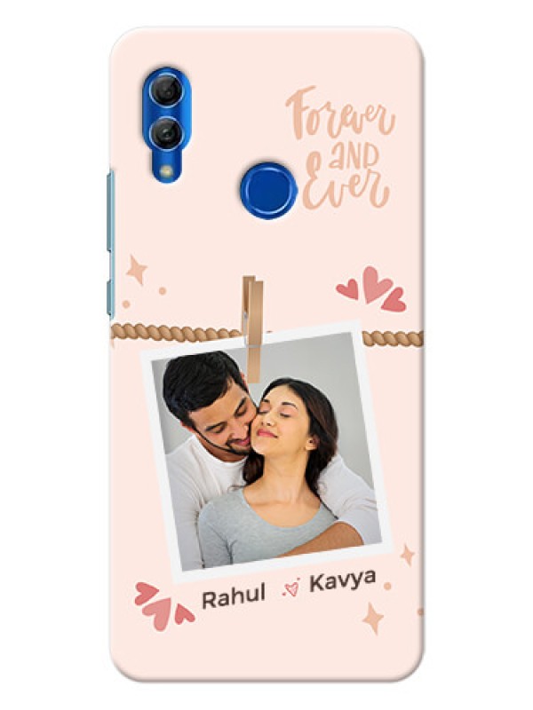Custom Honor 10 Lite Phone Back Covers: Forever and ever love Design
