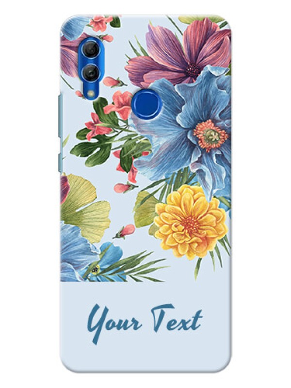 Custom Honor 10 Lite Custom Phone Cases: Stunning Watercolored Flowers Painting Design