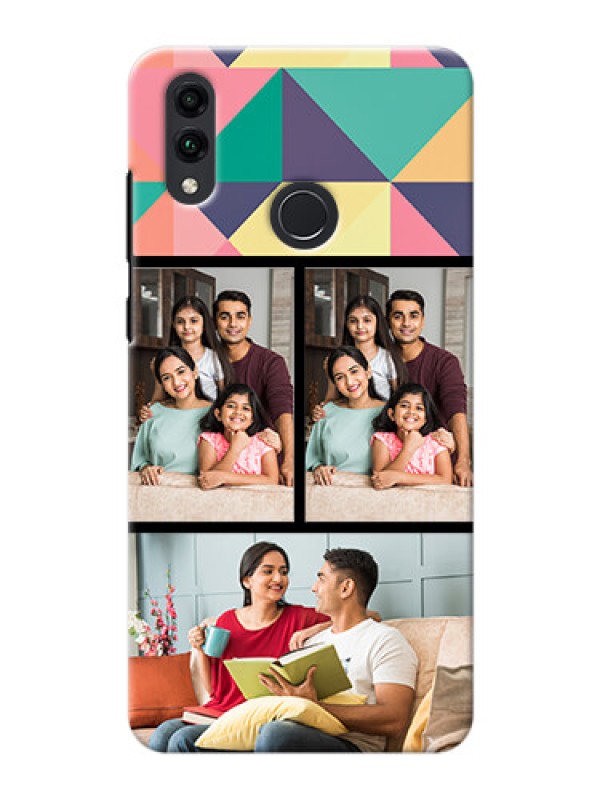 Custom Honor 8C personalised phone covers: Bulk Pic Upload Design