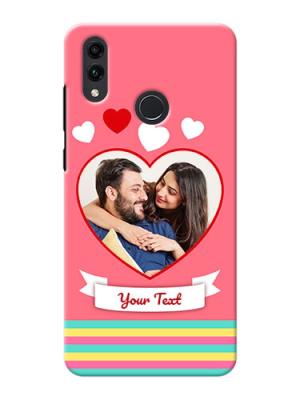 Custom Honor 8C Personalised mobile covers: Love Doodle Design