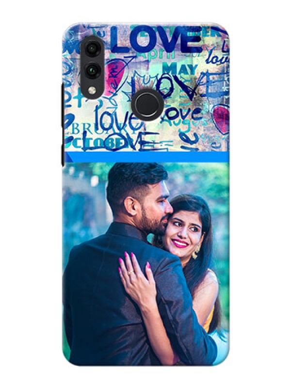 Custom Honor 8C Mobile Covers Online: Colorful Love Design
