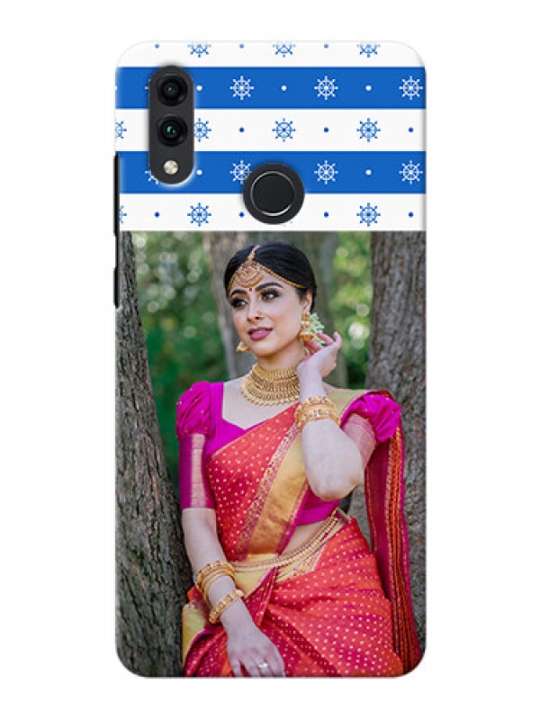 Custom Honor 8C custom mobile covers: Snow Pattern Design