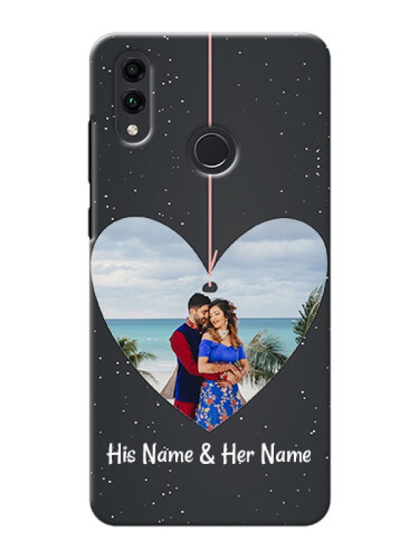 Custom Honor 8C custom phone cases: Hanging Heart Design